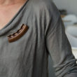 Broche Rives 1 - Pièce unique