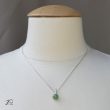 Pendentif en argent et pierre fine : L'unique ! en aventurine